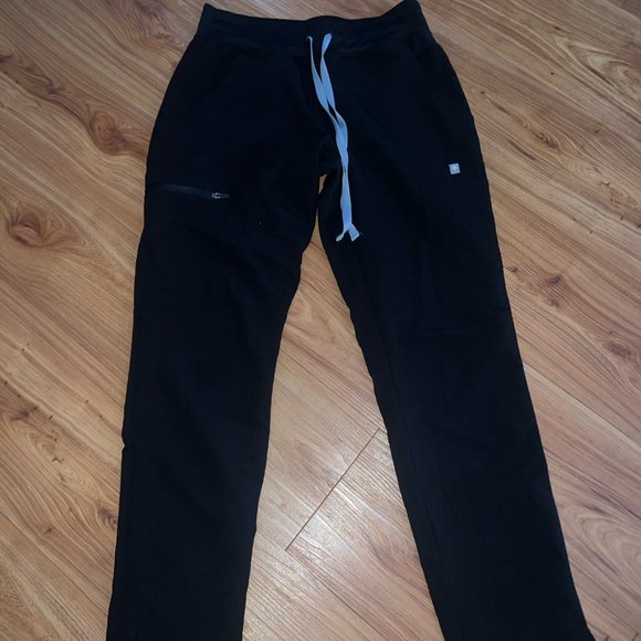 Figs Yola Black Pant XS Petite - Picture 2 of 2